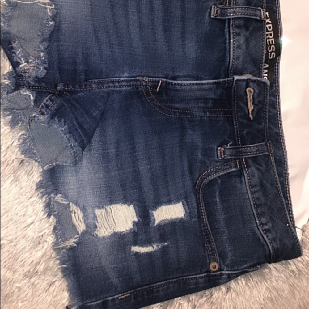 Express jeans shorts
